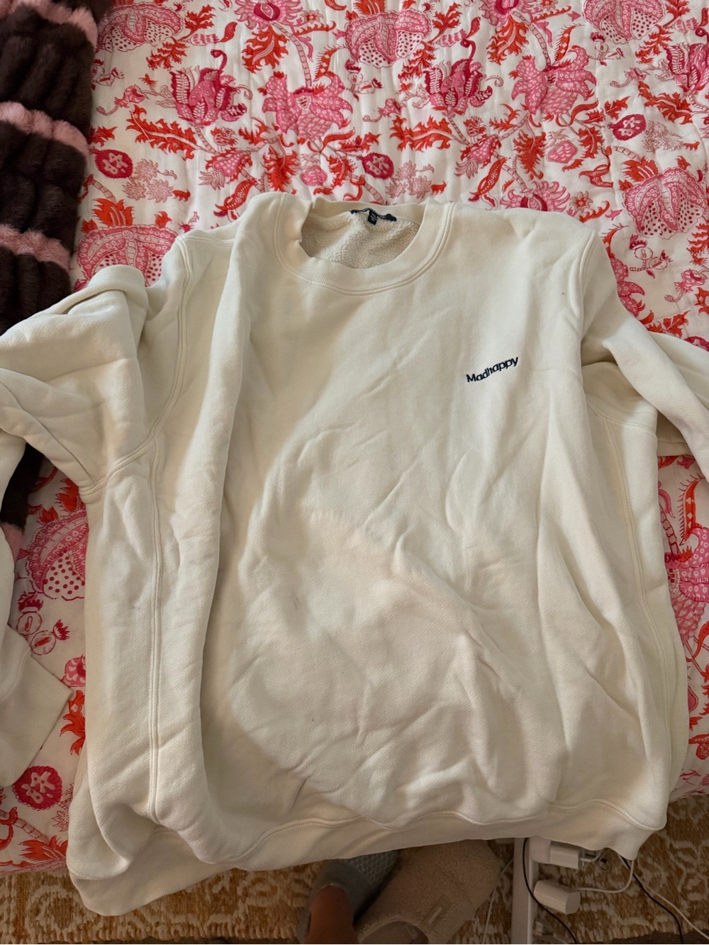 Madhappy Ivory Crewneck Sweatshirt